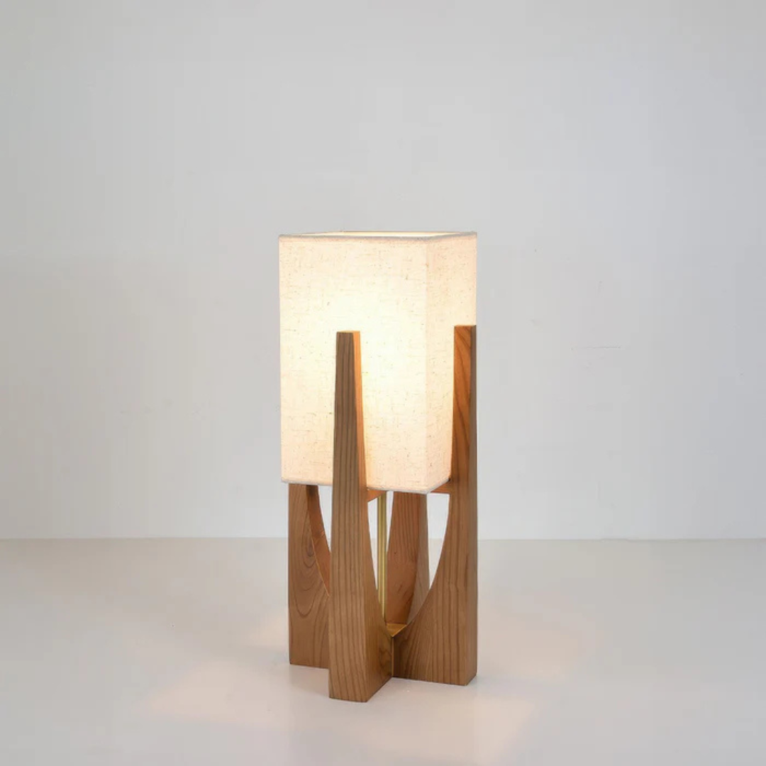 Luxora - Japanese Style Floor Lamp | Wooden Table Lamp