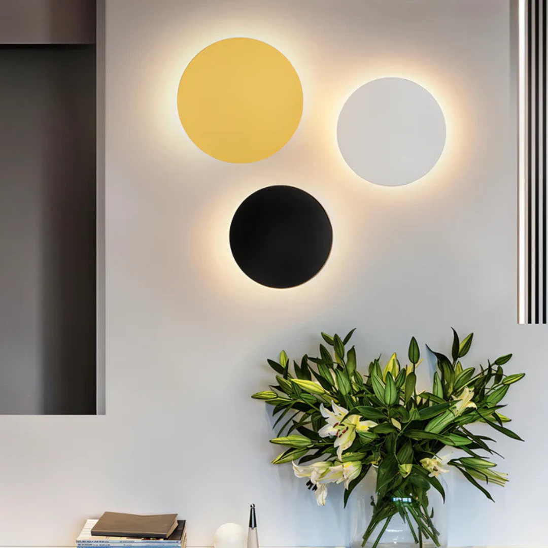 Round LED Wall Light | Modern Indoor Wall Lighting