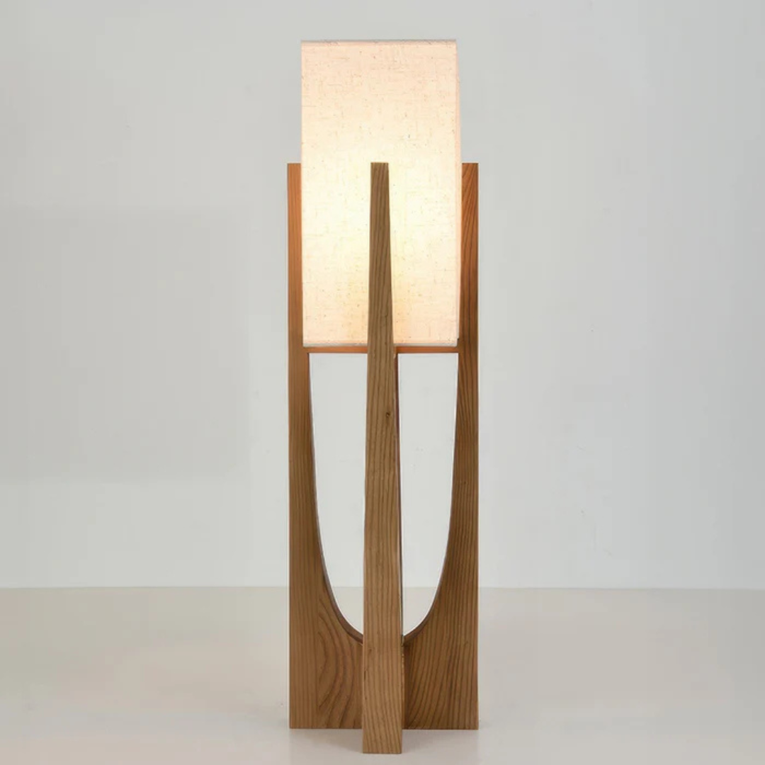 Luxora - Japanese Style Floor Lamp | Wooden Table Lamp