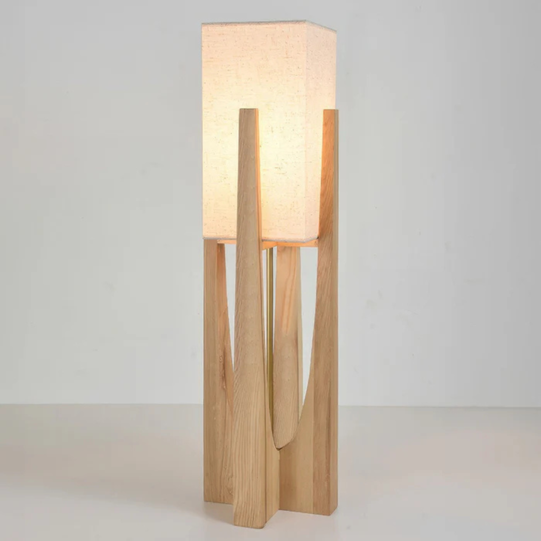 Luxora - Japanese Style Floor Lamp | Wooden Table Lamp