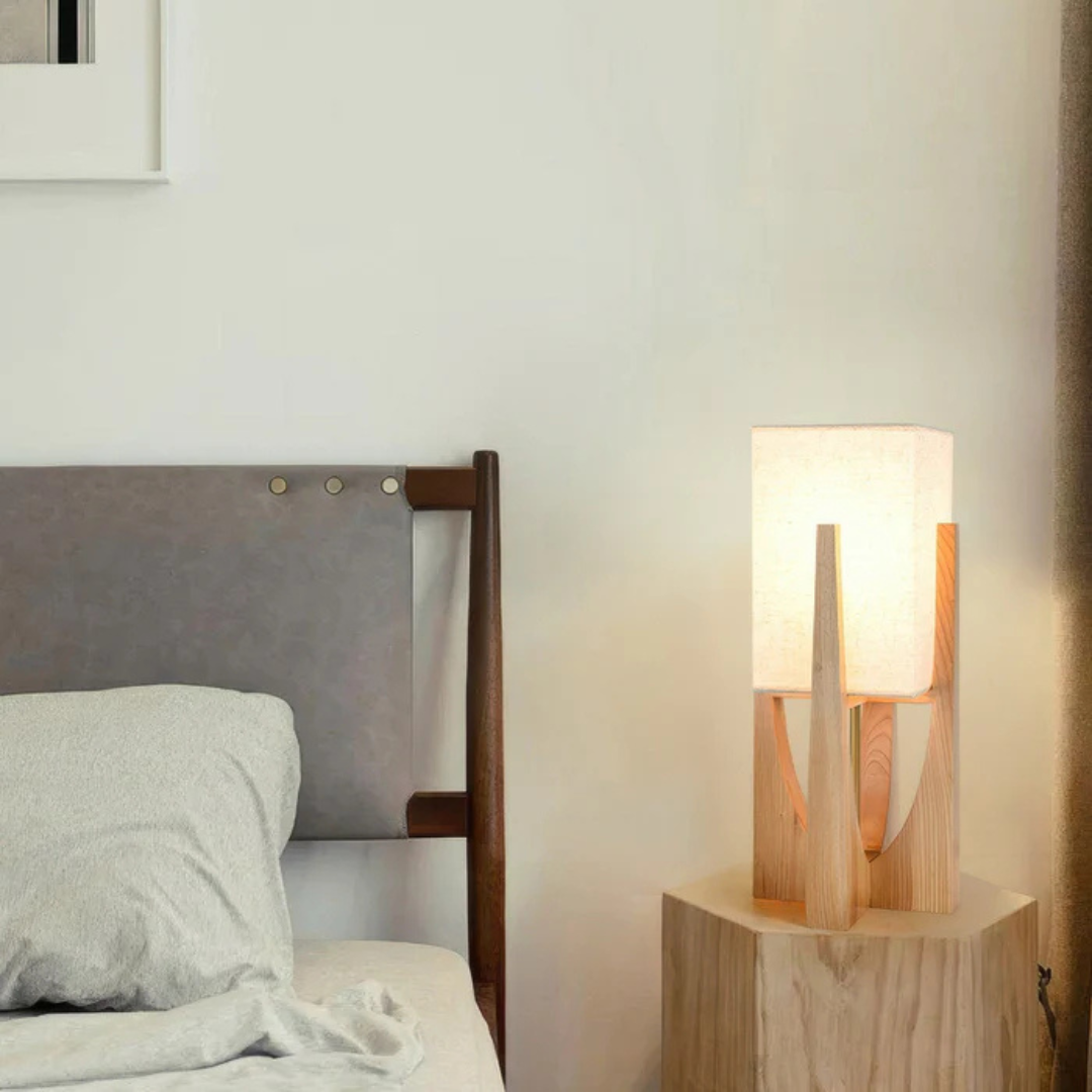 Luxora - Japanese Style Floor Lamp | Wooden Table Lamp