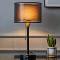 Lumis - Table Lamp with Double Fabric Shade